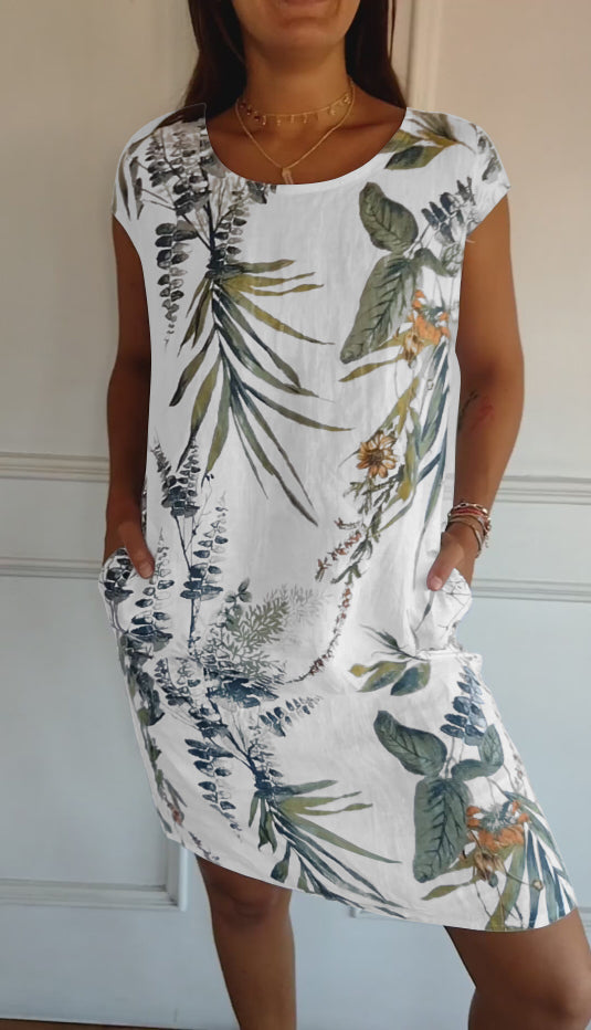 Ysella - Casual Printed Dress